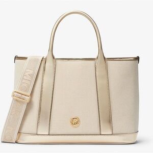 MICHAEL Michael Kors Gold Satchel